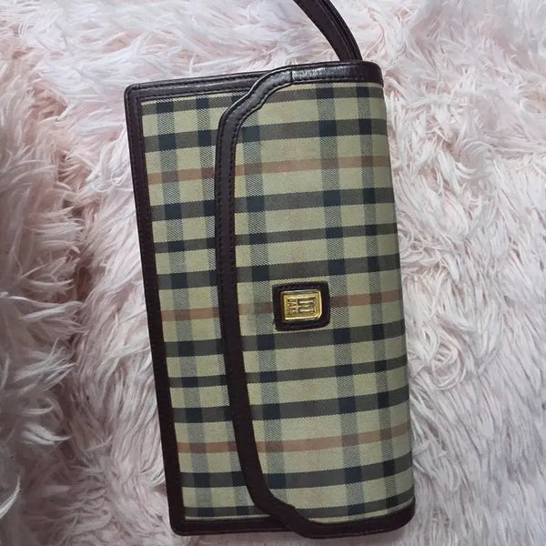 [BUNJANG] Daks Check Pattern Women's Long Wallet / 닥스 체크 여성 장지갑. 복고품 분위기. 상태좋아요.