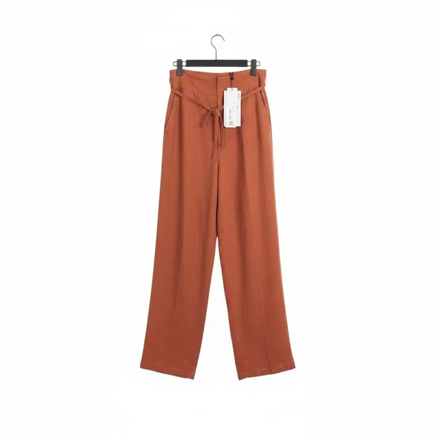 [BUNJANG] Zara Women's Linen Wide-Leg Pants Size XS / 여성XS/ 텍새 자라 린넨 와이드팬츠OR 30-103