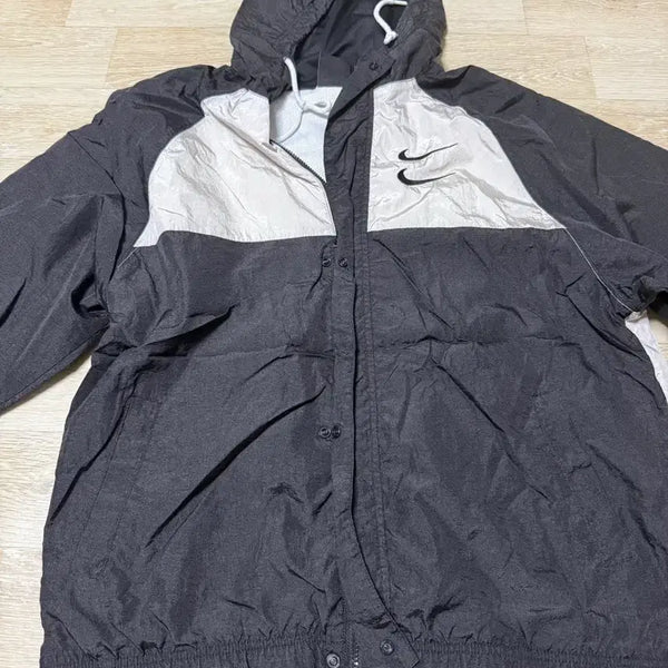 [BUNJANG] Nike Double Swoosh Hooded Woven Jacket XXL / 나이키 더블스우시 후드 우븐 자켓