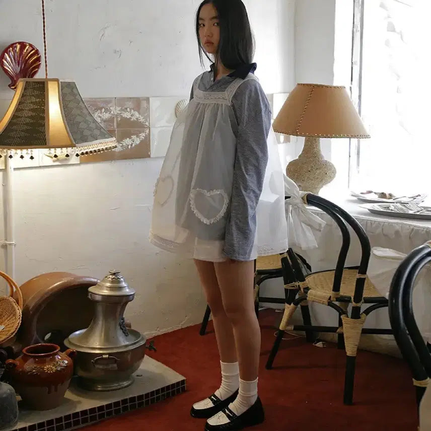 [BUNJANG] Freckle Organza Dress / 프레클 오간자 원피스