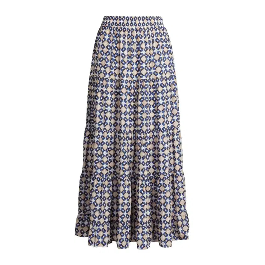 [BUNJANG] Zara Patterned Elastic Flare Skirt Women's Size M / 여성M/ 자라 패턴 밴딩 플레어스커트 30-109