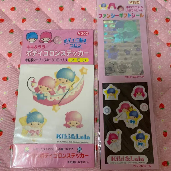 [BUNJANG] Vintage KikiLala Stickers / 고전 키키라라 스티커