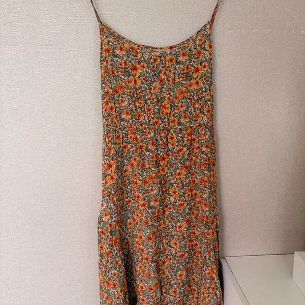 [BUNJANG] Thursday Island Flower Pattern Long Dress M / 썰스데이아일랜드 플라워 원피스 m