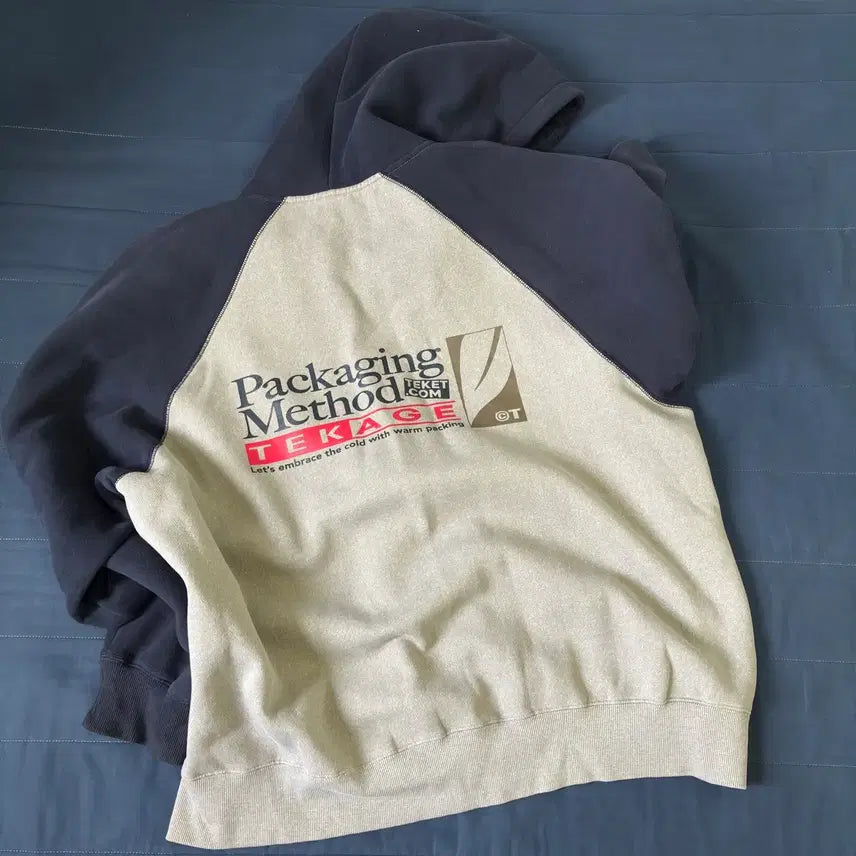 [BUNJANG] Tech Et Hooded Zip-Up Hoodie / 테켓 후드집업