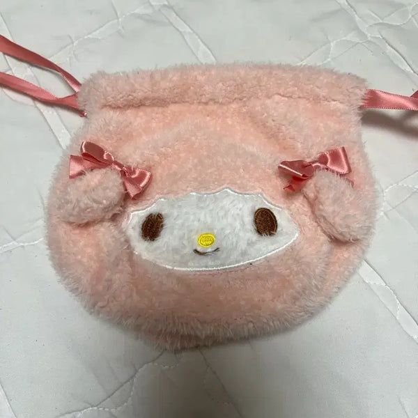 [BUNJANG] Sanrio My Sweet Piano My Melody Pink Pouch / 산리오 마이스윗피아노 마이멜로디 핑크 복조리 파우치
