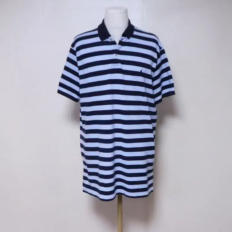 [BUNJANG] Polo Ralph Lauren Men's Striped Short Sleeve T-Shirt (Size 105) / 폴로 남성105 스트라이프 반팔 티셔츠(5)