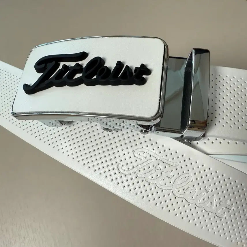 [BUNJANG] Titleist Golf Automatic Belt White New / 타이틀리스트 골프 자동벨트 화이트 새상품