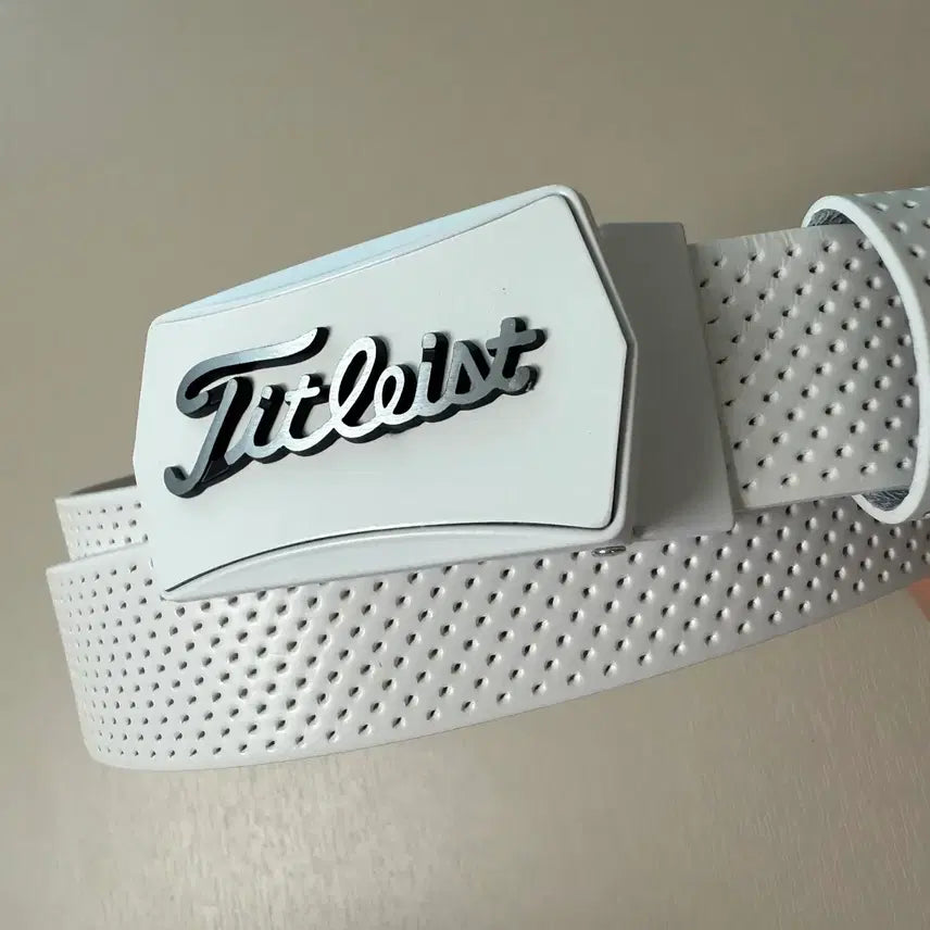 [BUNJANG] Titleist Golf Belt White New / 타이틀리스트 골프 벨트 화이트 새상품