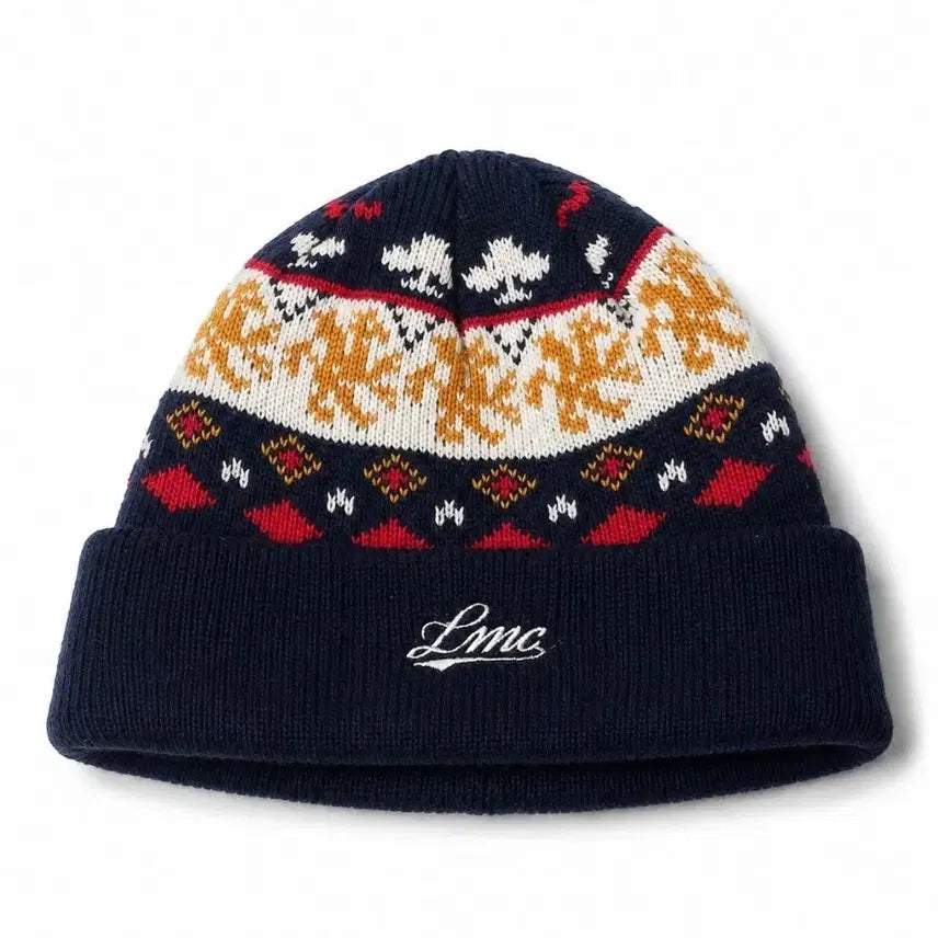 [BUNJANG] LMC Pattern Beanie Navy / LMC 패턴 비니 네이비
