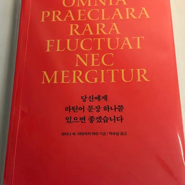 [BUNJANG] If You Have a Latin Sentence / 당신에게 라틴어 문장 하나쯤 있으면 좋겠습니다 책 교신