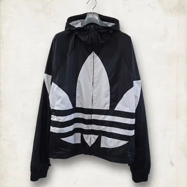 [BUNJANG] Adidas Big Trefoil Windbreaker Jacket L / 아디다스 빅 트레포일 바람막이 L