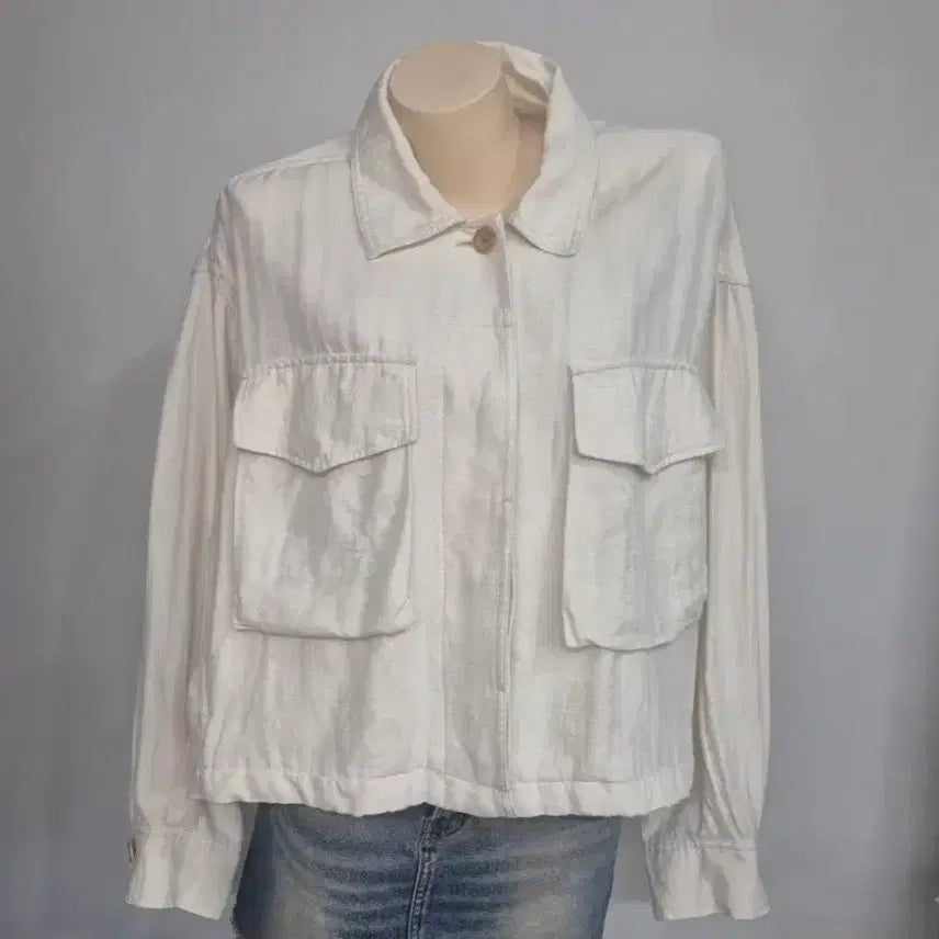 [BUNJANG] Studio Tomboy Linen Cropped Jacket / 스튜디오톰보이 린넨 크롭자켓