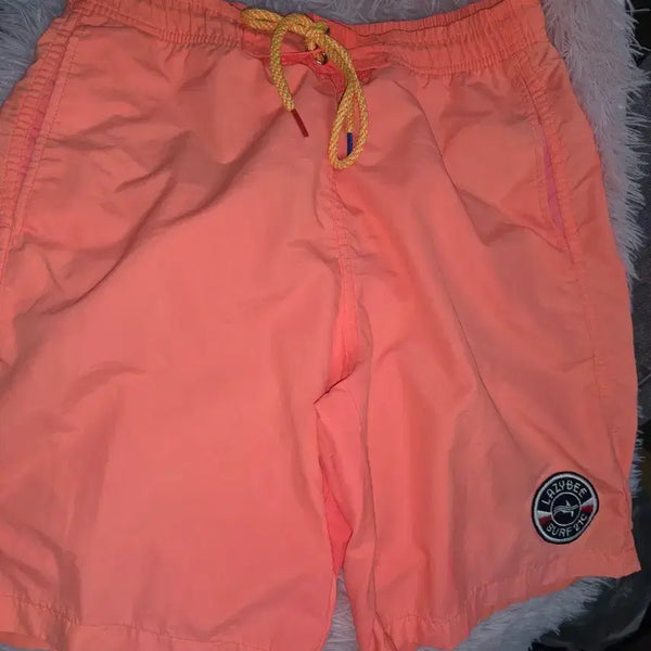 [BUNJANG] Lazybee Surf Beach Swim Shorts Coral M / 95.레이지비 서프 비치. 수영복 반바지코랄 M