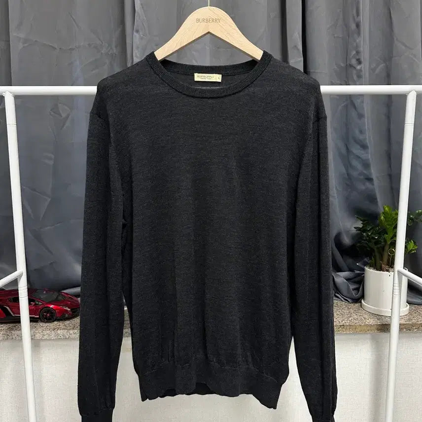 [BUNJANG] SuitSupply Men's Dark Grey Knit Long Sleeve, Size 105 / [ 수트서플라이 ] 정품 / 남성105 / 다크그레이 니트 긴팔