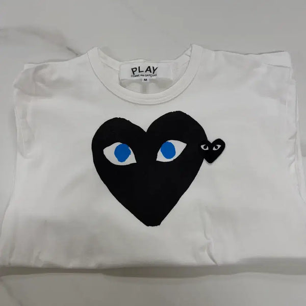 [BUNJANG] Comme des Garçons Black Big Logo T-Shirt / 꼼데가르송 검정 빅 로고