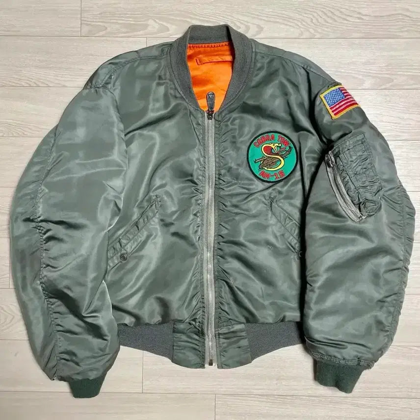 [BUNJANG] USMC L-2B Flight Jacket Cobra Patch / Og 오리지널 L2b