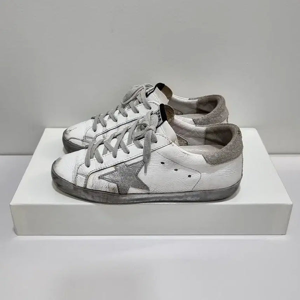 [BUNJANG] Golden Goose Superstar Silver Tab Women's Sneakers / 골든구스 슈퍼스타 실버탭 35사이즈 여성 스니커즈 225 220 230