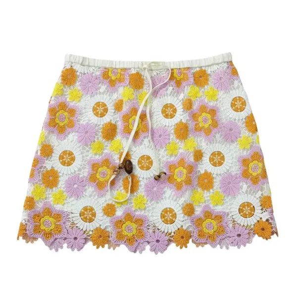 [BUNJANG] Zara Crochet Waistband Skirt / 여성M/ 텍 새상품 자라 크로쉐 밴딩 스커트