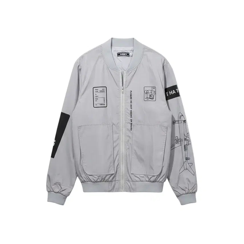 [BUNJANG] Marie Mint Blue Bomber Jacket A-104 / 여성M/ 마리 민트 블루종 항공점퍼 A-104