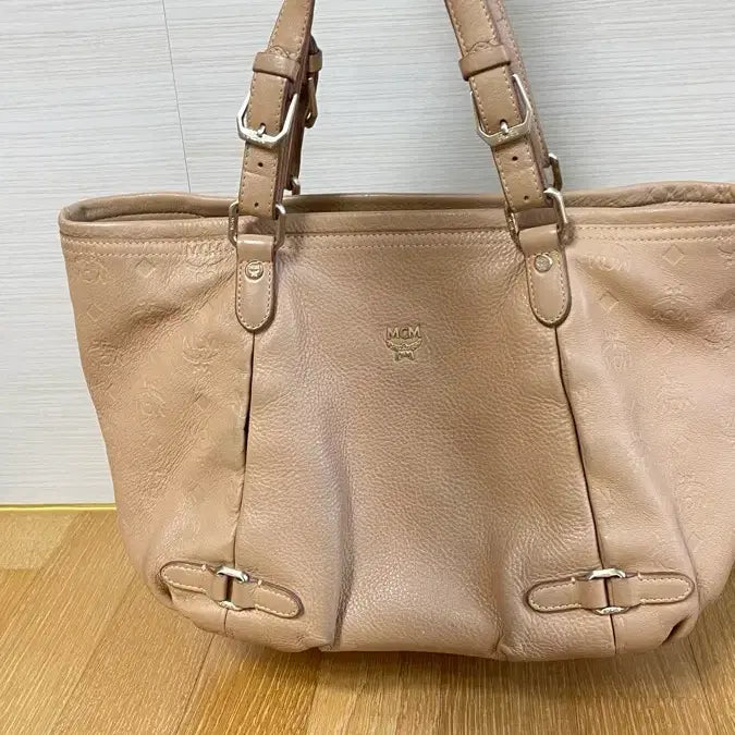[BUNJANG] MCM Tote Bag Beige / MCM 토트백