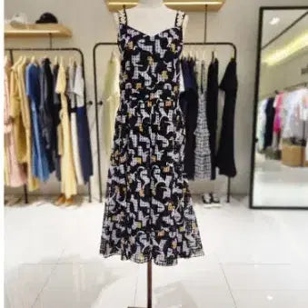 [BUNJANG] Ozsecon Hansem Bustier Dress Size 76 / 오즈세컨 한섬 뷔스티에 원피스 44 사이즈 정품 사이즈 76 총장 12
