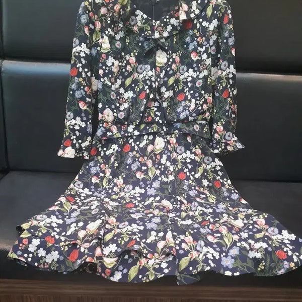 [BUNJANG] Olive des Olive Floral Ruffle Dress / 올리브데올리브 꽃무늬 프릴 원피스