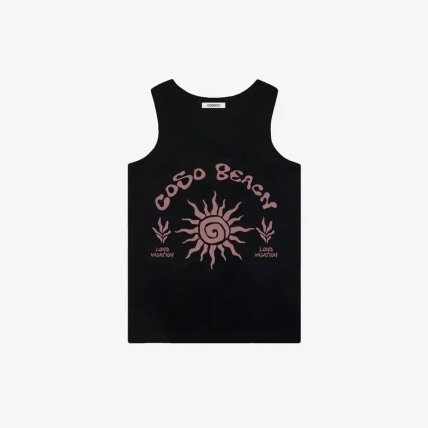 [BUNJANG] COSO Beach Sleeveless Top (Black) / 코소 (w) 비치 슬리브리스(BLACK)