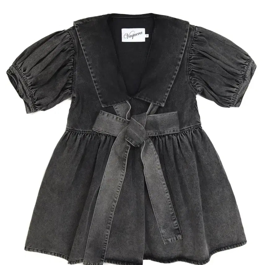 [BUNJANG] Vaquera Denim Sailor Dress Size S / VAQUERA 바퀘라 데님 세일러 드레스 S사이즈