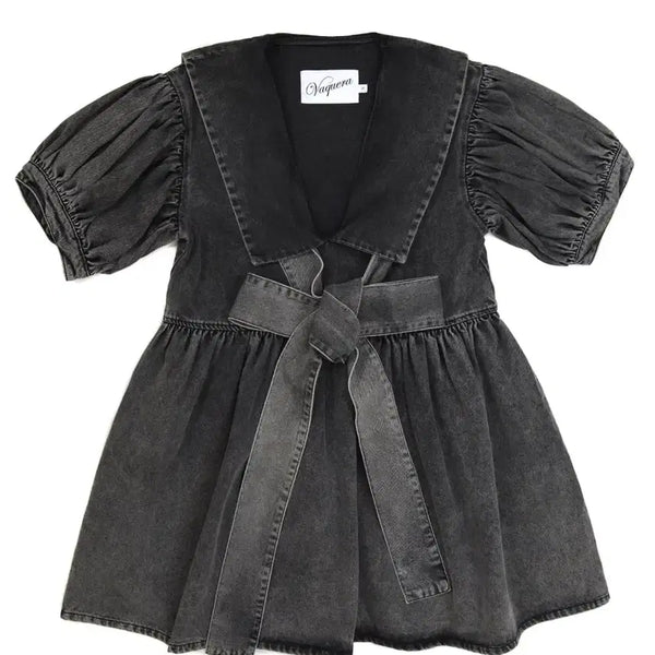 [BUNJANG] Vaquera Denim Sailor Dress Size S / VAQUERA 바퀘라 데님 세일러 드레스 S사이즈
