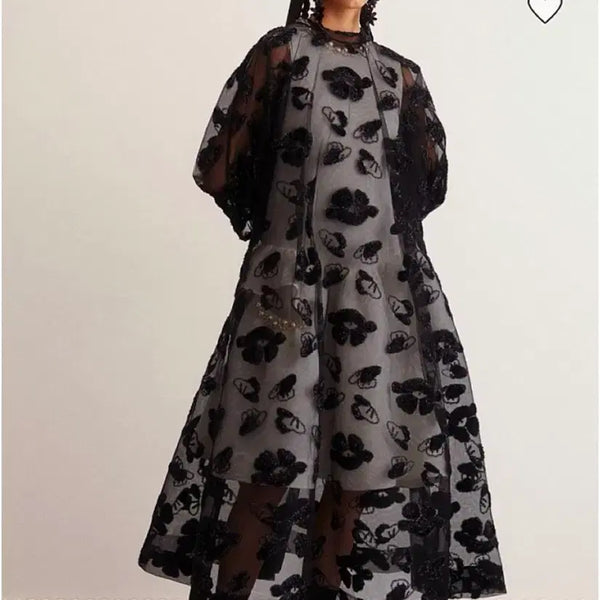 [BUNJANG] H&M Simone Rocha Tinsel Pattern Dress XS / h&m 시몬로샤 틴셀 패턴 드레스 XS