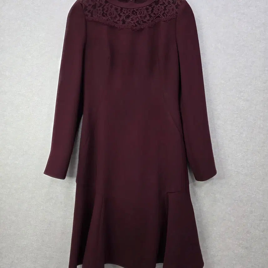 [BUNJANG] LYNN Lace Panel Flare Dress / 린 레이스 배색 플레어 원피스 LYNN
