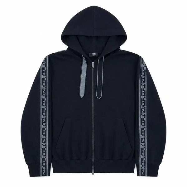 [BUNJANG] Fendi Cashmere Zip-Up Hoodie / 펜디 캐시미어 후드집업