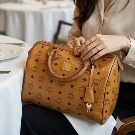 [BUNJANG] MCM Visetos Tote Shoulder Crossbody Bag / 정품)MCM 비세토드 가방