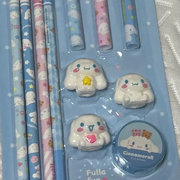 [BUNJANG] Cinnamoroll Stationery Set / 시나모롤 필기구 세트