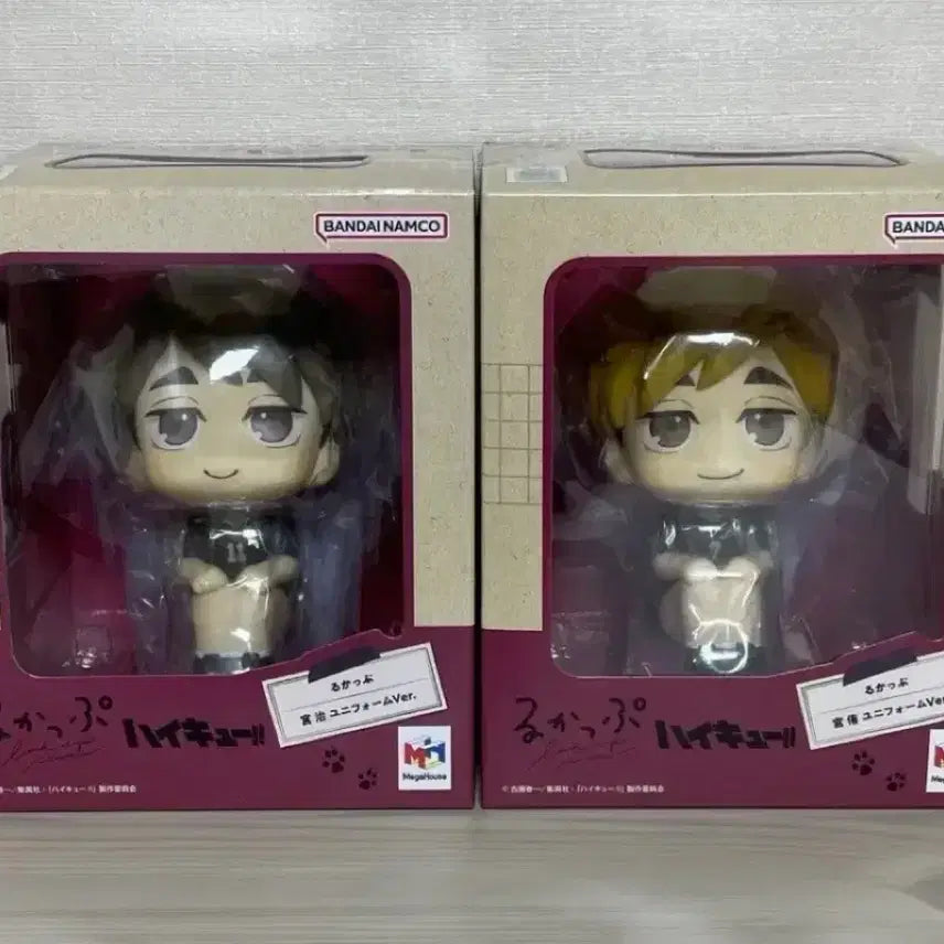 [BUNJANG] MegaHouse Haikyuu!! Osamu & Atsumu Uniform Look Up Figure with Bonus Cushion / 메가하우스 하이큐 오사무 아츠무 유니폼 룩업 피규어 특전 방석