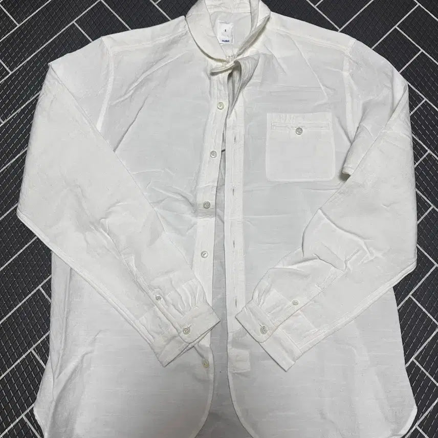 [BUNJANG] Maillot Chambray Shirt White Size 3 / 마일럿 샴브레이 셔츠 3사이즈 화이트