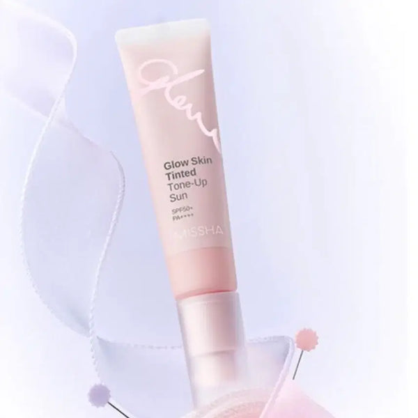 [BUNJANG] Missha Glow Skin Tinted Tone Up Sun 30ml / 미샤 글로우 스킨 틴티드 톤업 선 30ml