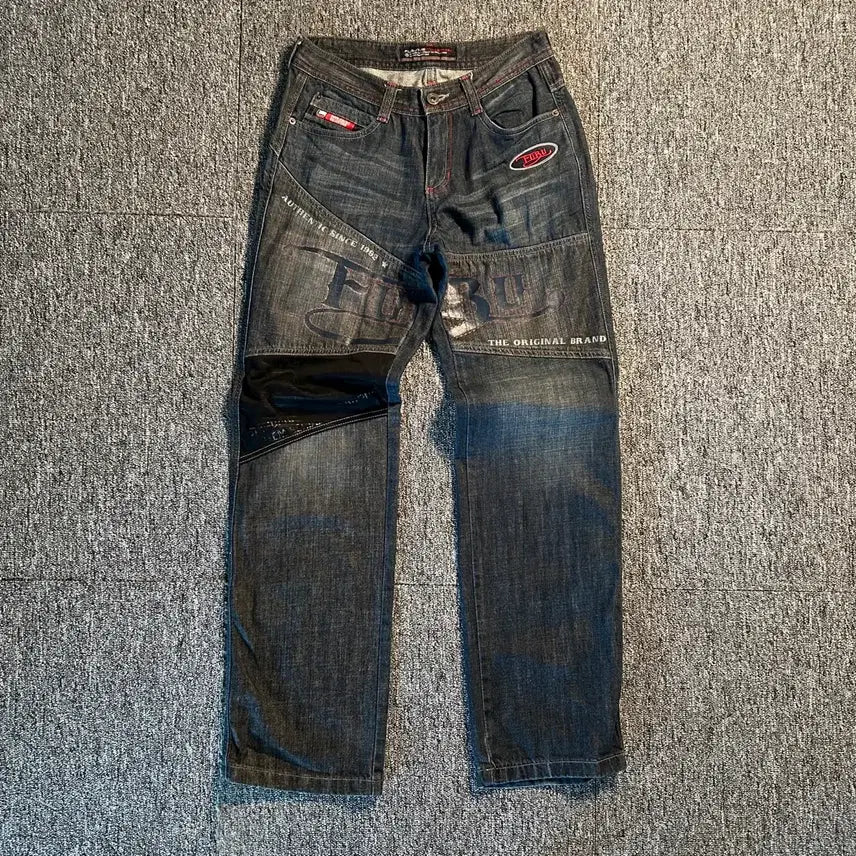 [BUNJANG] FUBU 90s Vintage Denim Pants / FUBU 후부 빈티지 90s 데님 팬츠