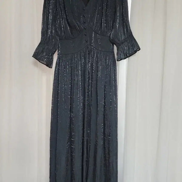 [BUNJANG] Black Pearl Long Dress / (미착용)블랙펄 롱 원피스