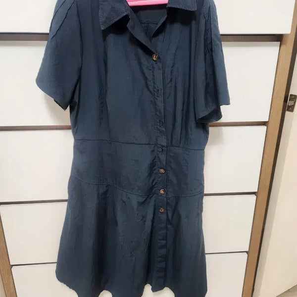 [BUNJANG] THE IZZAT Shirt Dress / 더아이잗 셔츠 원피스