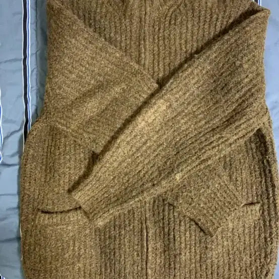 [BUNJANG] Knit Zip-Up Hoodie, Cable Knit Sweater Set / 카키 브라운 니트집업, 블랙 케이블 니트, 그레이 케이블 니트 팝니다