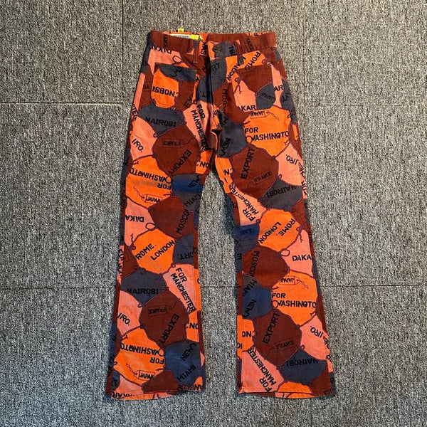 [BUNJANG] Blue Way Japan City Pattern Pants / Blue Way jpn 시티 패턴 팬츠