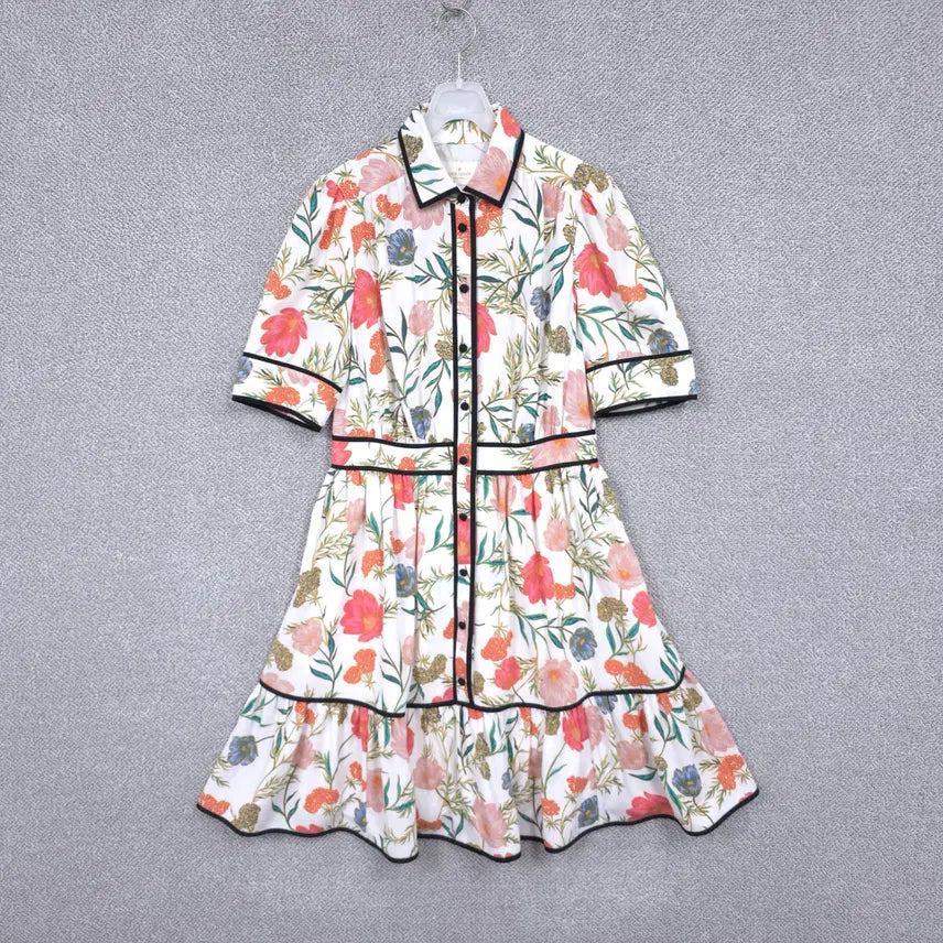[BUNJANG] Kate Spade New York Women's Summer Flower Short Sleeve Dress Size 55 / 케이트스페이드(뉴욕) 여성 썸머 플라워 반팔 원피스 55