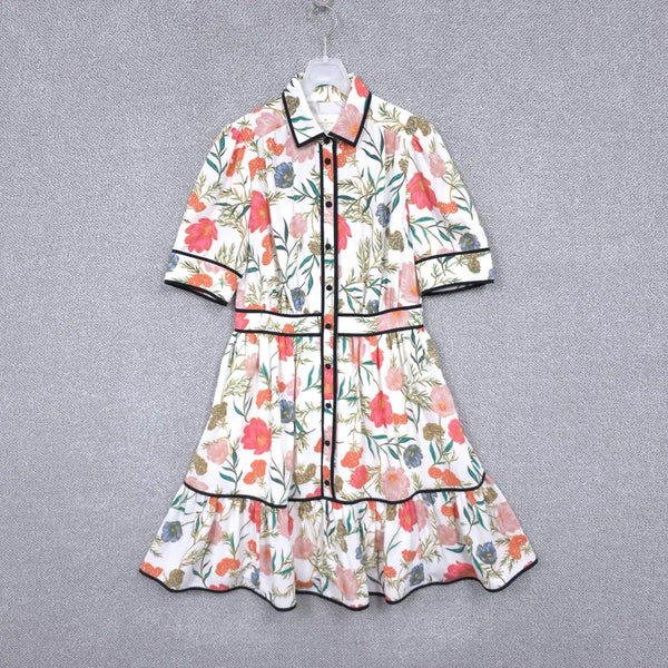 [BUNJANG] Kate Spade New York Women's Summer Flower Short Sleeve Dress Size 55 / 케이트스페이드(뉴욕) 여성 썸머 플라워 반팔 원피스 55
