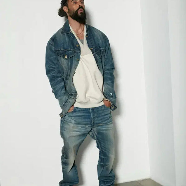 [BUNJANG] Fear of God 7th Collection Denim Pants Indigo Vintage Wash / 피어오브갓 7th 컬렉션 데님 인디고 빈티지 워시