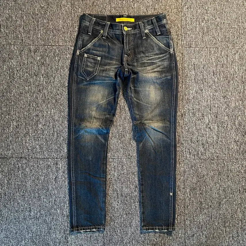 [BUNJANG] Levi's Japan Blue Vintage Wash Denim Pants / 리바이스 재팬 진청 빈티지 워싱 데님 팬츠