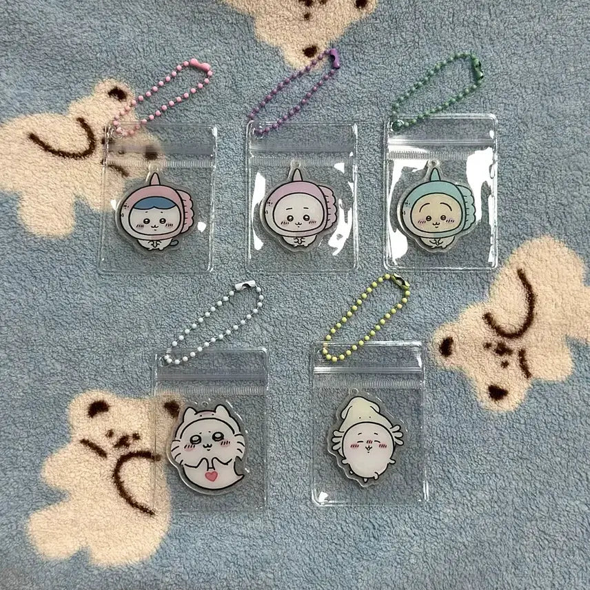 [BUNJANG] Chiikawa Aquarium Character Acrylic Keyring / 치이카와 수족관 캐릭터 아크릴 키링