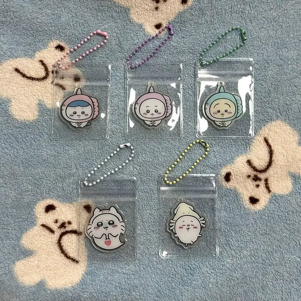 [BUNJANG] Chiikawa Aquarium Character Acrylic Keyring / 치이카와 수족관 캐릭터 아크릴 키링