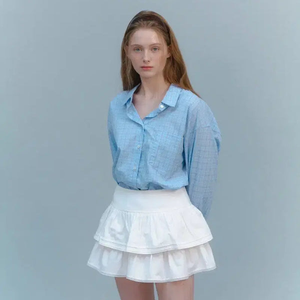 [BUNJANG] Forest Kkang Kkang Mini Skirt / Forest 포레스트 캉캉 미니스커트
