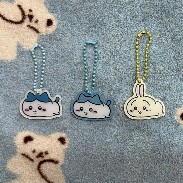 [BUNJANG] Chiikawa Rolling Character Acrylic Keychain / 치이카와 데굴데굴 캐릭터 아크릴 키링